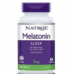 Natrol Melatonin 3mg, Vitamíny - MonsterKing