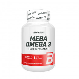 BioTech USA Mega Omega 3, Vitamins - MonsterKing