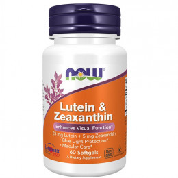 NOW Foods Lutein & Zeaxanthin, Vitamíny - MonsterKing