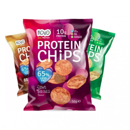 Novo Nutrition Protein Chips, Proteínové tyčinky, chipsy - MonsterKing
