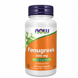 NOW Foods Fenugreek 500mg, Vitamins - MonsterKing